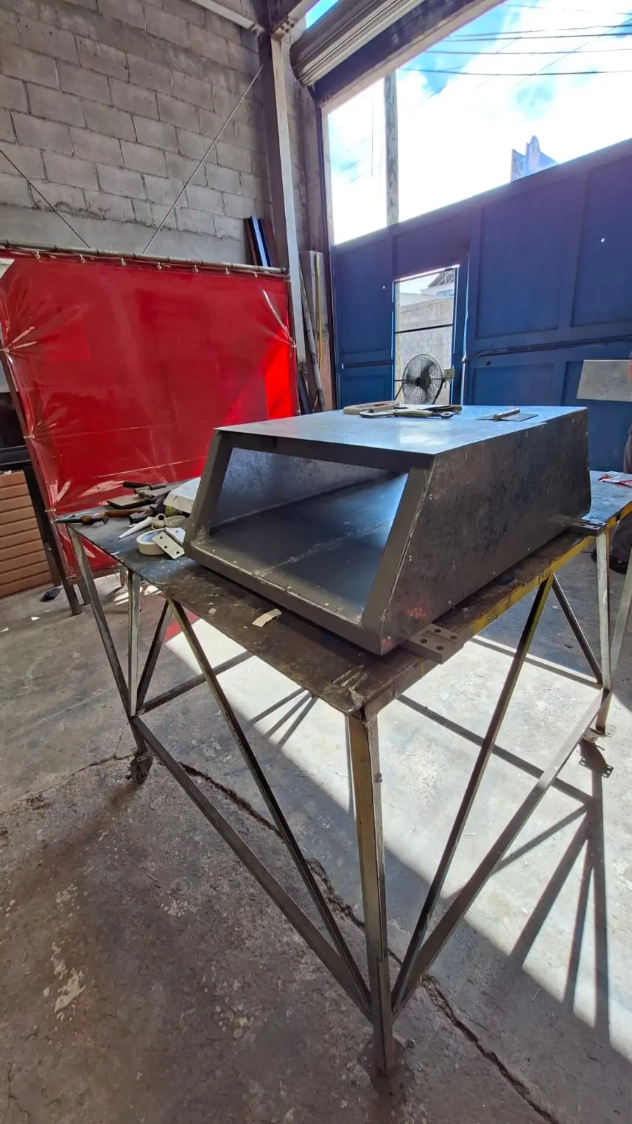 Painted and assembled body with moisture-proof interior insulation — final delivery